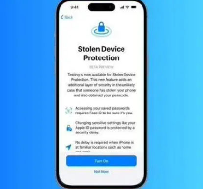 青原苹果授权维修店分享被盗设备保护功能开启方法 