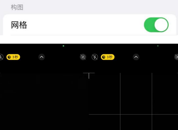 青原苹果手机维修网点分享iPhone如何开启九宫格构图功能
