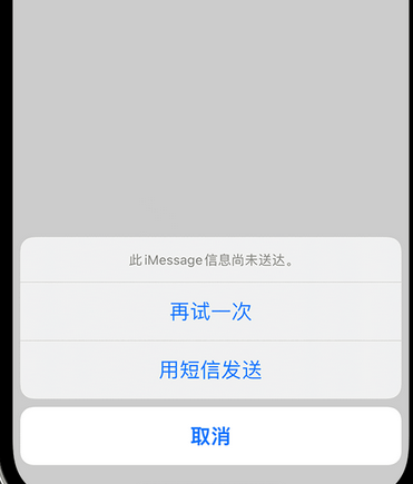 青原apple维修iPhone上无法正常发送iMessage信息