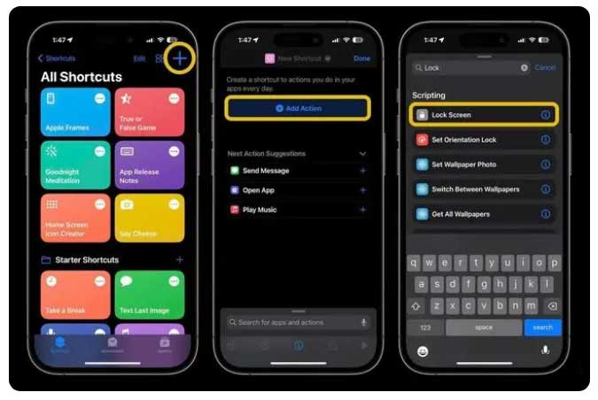 青原苹果手机维修分享:如何在 iOS 16.4 中设置 iPhone 锁屏快捷方式？ 