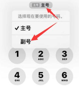 青原苹果14维修店分享iPhone 14 Pro Max使用副卡打电话的方法 